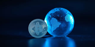 Cryptocurrency weergegeven binnen de bredere wereldwijde financiële markten