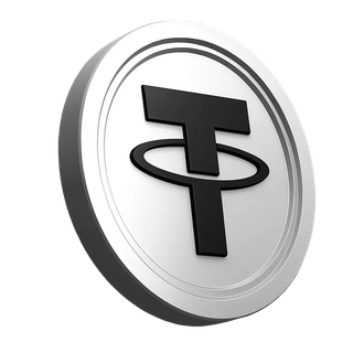 Tether USDT-muntweergave in het informatieonderdeel van het platform